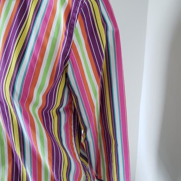 Ralph lauren button down colorful striped shirt size XS - Picture 5 of 13